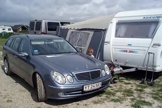 Vores første tur i campingvogn Vores første tur i campingvogn