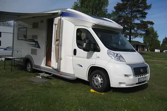 Med autocamper til &Oslash;land 