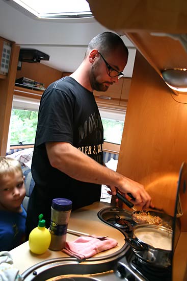 Første gang på camping