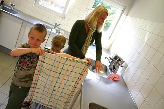 Første gang på camping
