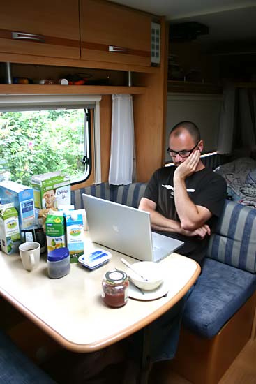 Vorese første tur i campingvogn Vorese første tur i campingvogn