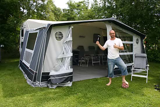 Vores første tur i campingvogn Vores første tur i campingvogn