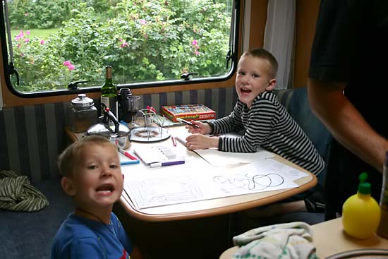 Vores første tur i campingvogn Vores første tur i campingvogn