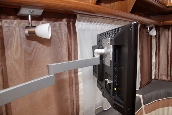 TV holder fra camper