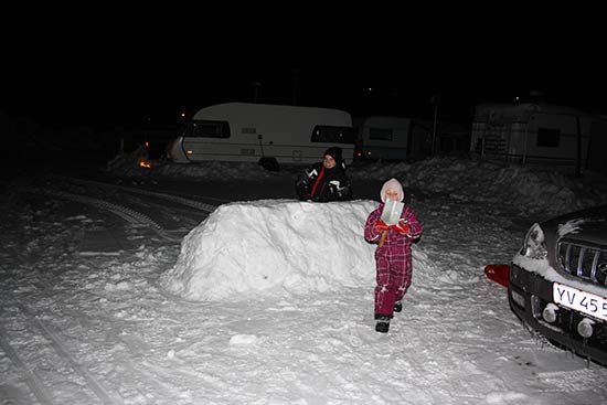 Selvfølgelig skal man have en snebar, selv i -18.