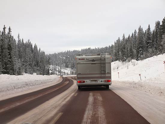 På vejen igen. Vinterferien venter