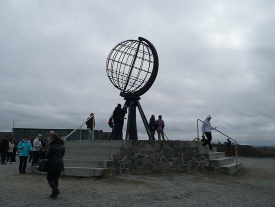 På oplevelsestur til Nordkapp