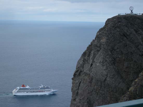 På oplevelsestur til Nordkapp