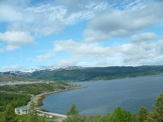 Et af de smukke steder vi kom forbi på turen til Narvik