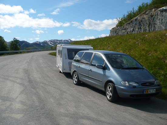 Der er mange rastepladser langs ruten for man kan holde ind og nyde udsigten