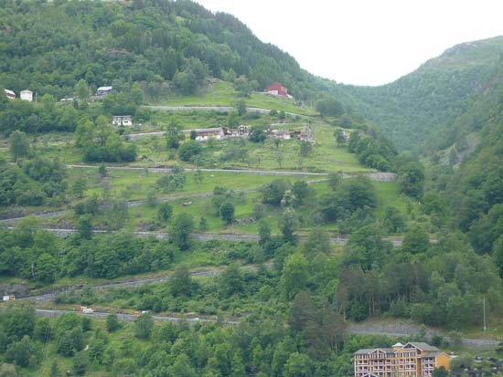 Ørnevejen set fra vandet