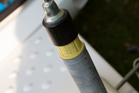 Der er kugletryksmåler i næsehjulet