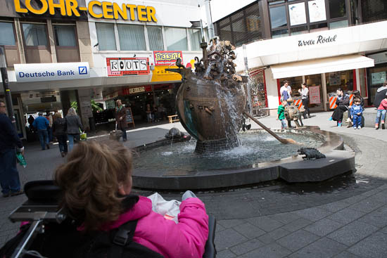 Sissel var ret glad for de mange springvand