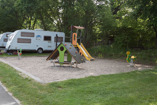 Campingpladsens legeplads