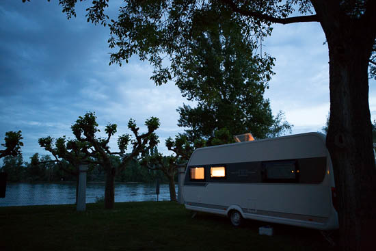 Aftenstemning ved Rhinen