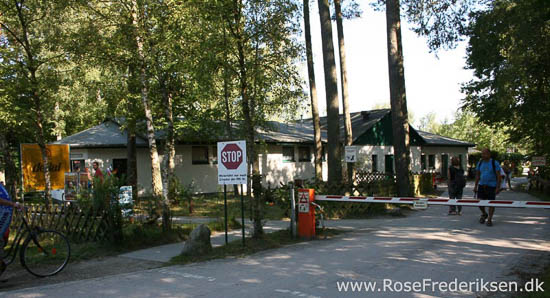 Familien Rose Frederisken på camping på Rügen i Tyskland