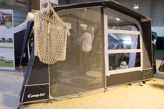 Camp-lets nye netfront sikrer god ventilation og holde insekter ude
