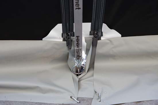 Det fleksible gulv gør at vi kan lave indvendig stormsikring.