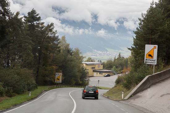 Bilen foran os kunne jeg godt have været foruden