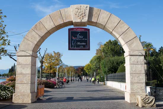 Desværre var vinfesten i oktober netop overstået da vi besøgte Bardolino. Den ville vi ellers godt have oplevet.