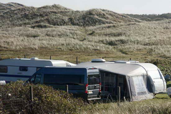 Naturen er helt unik ved DanCamps Hvide Sande. Og der fine muligheder for både gå- og cykelture