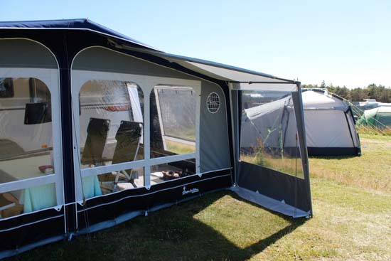 Der blev tilbragt mange gode stunder i ly af vores Cosy Corner