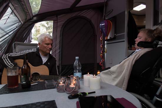 Vi hygger os meget i vores LMC. Det er dejligt at v&aelig;re at tur i campingvogn hvor alting bare fungerer