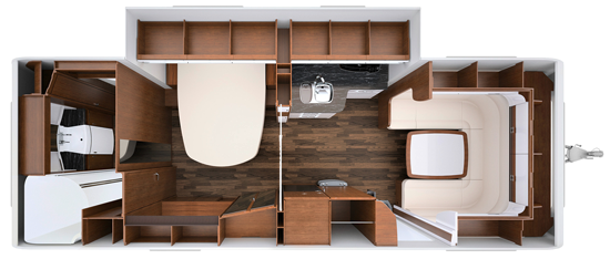 Cellini 750 HTD med Slide-out