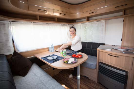 Der er fin plads til fire personer i siddegruppen