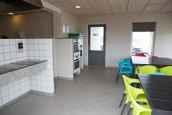 Køkkenerne har god plads både til madlavning og til at spise