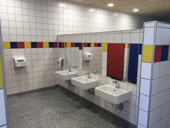 Børnene har også fået deres egen afdeling i den ny servicebygning