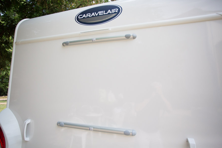 Allegra Home serien er desuden forberedt til montering af cykelholder bag på campingvognen