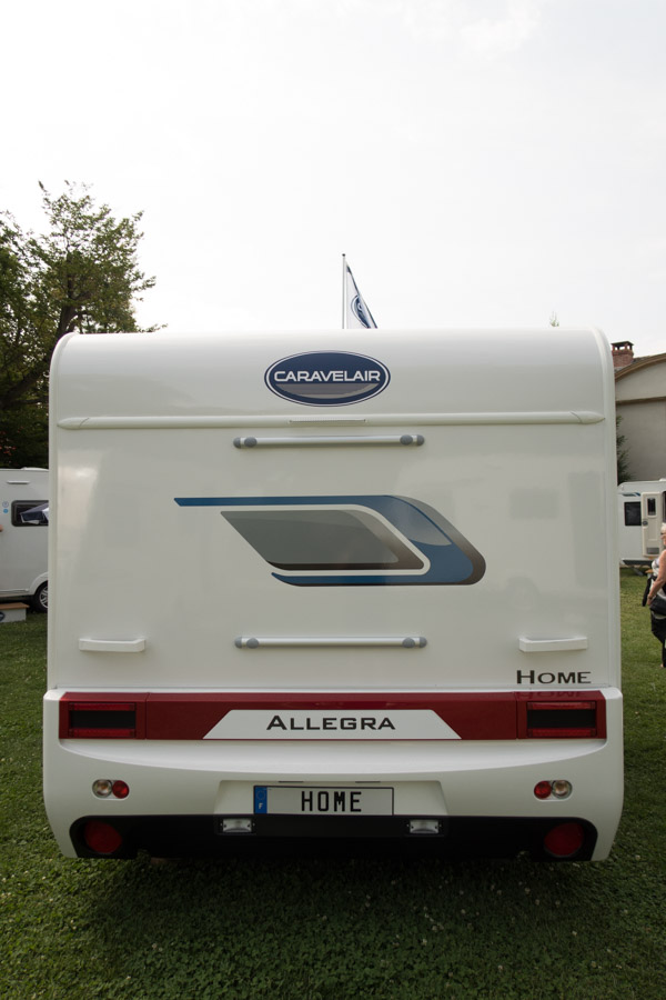 Allegra serien er desuden forberedt til montering af cykelholder bag på campingvognen