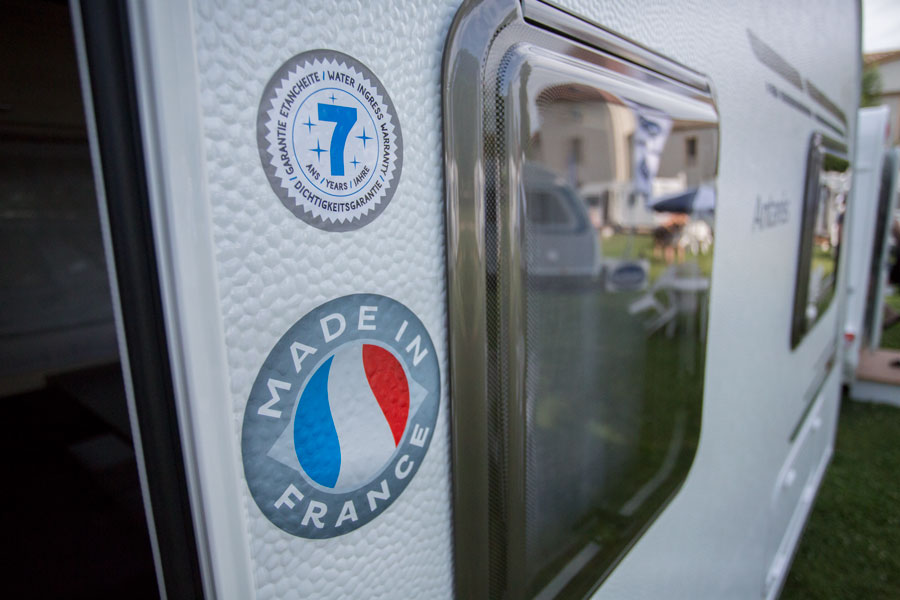 Selv på Caravelairs billigste model er der nu 7 år tæthedsgaranti