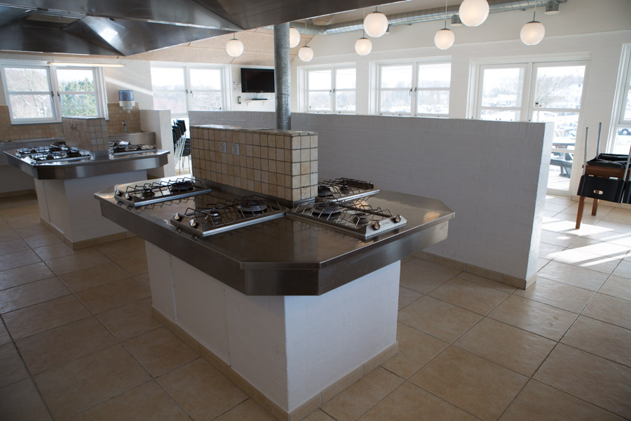 Stort set alle faciliteter på Frigård Camping er åbne og opvarmede hele vinteren