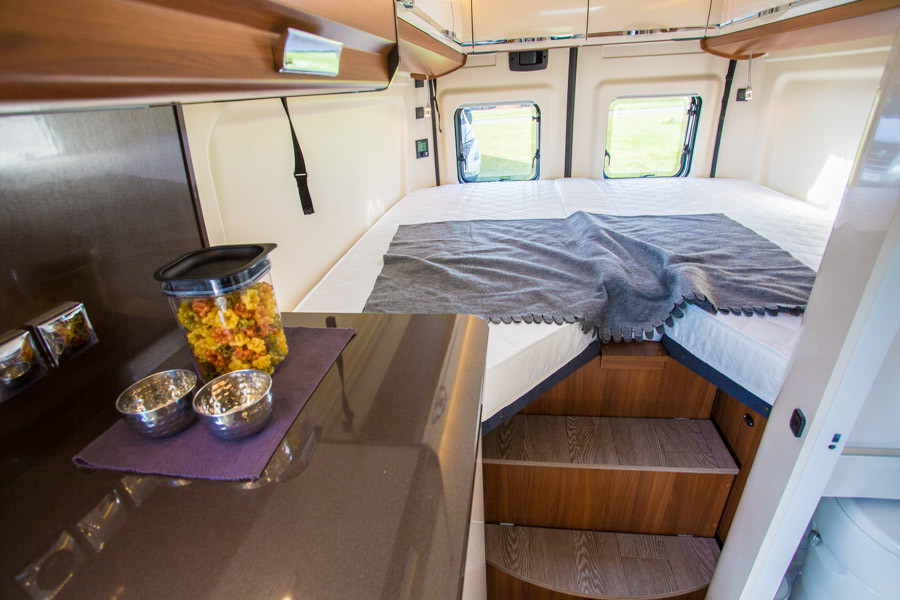 Soveafdelingen i en af de nye VAN-modeller