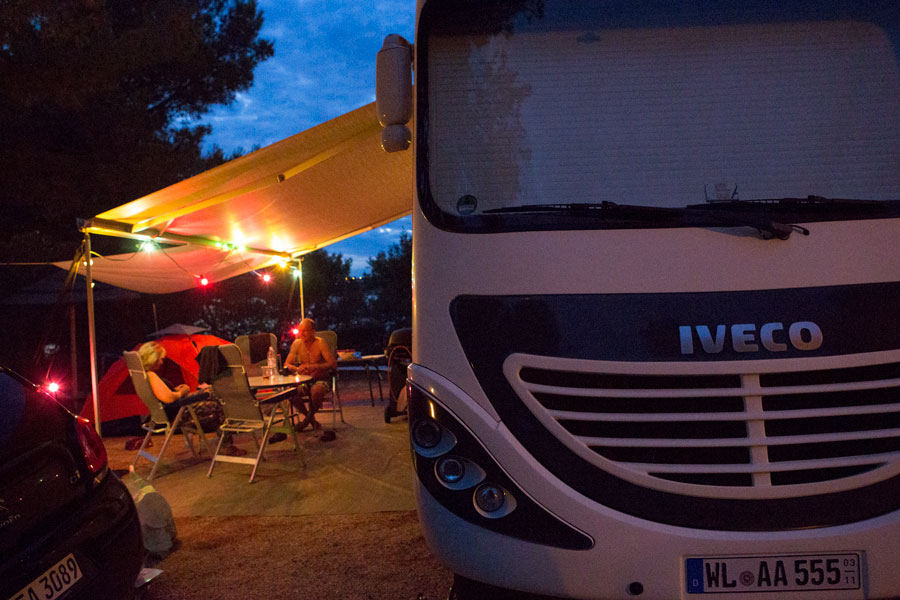 Derer mange hyggelige kroge her på Camping Resort Lanterna