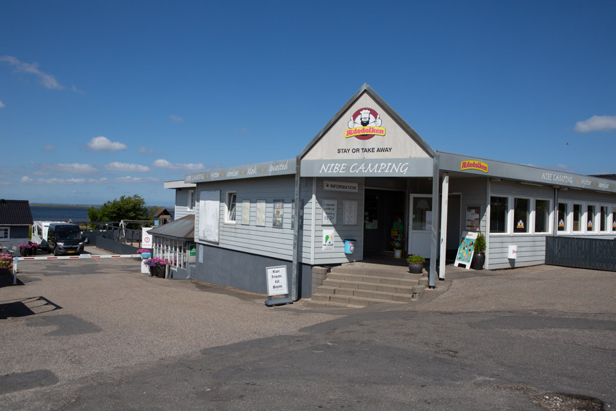 Receptionen på Sølyst Camping