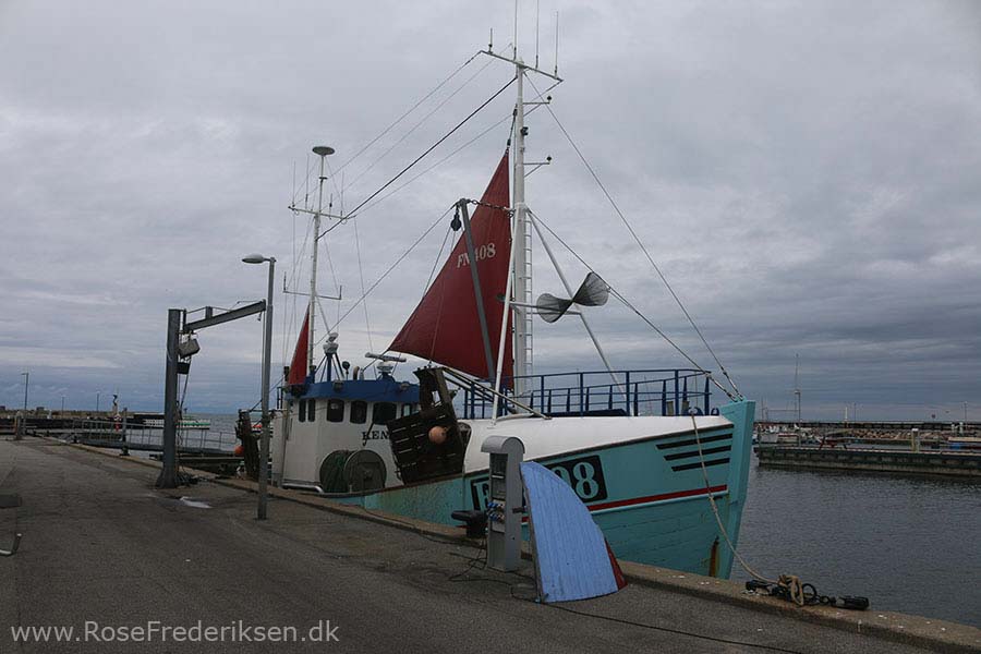 Camping på Læsø - Havnen og Kurbadet