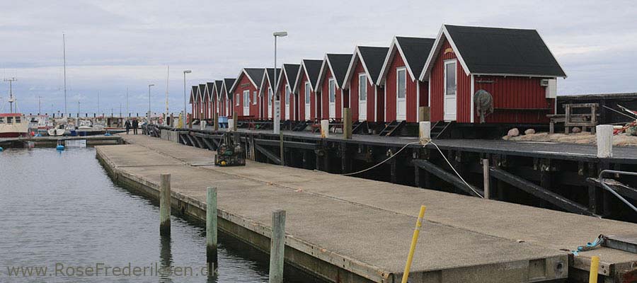 Camping på Læsø - Havnen og Kurbadet