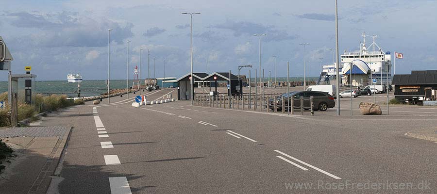 Camping på Læsø - Havnen og Kurbadet