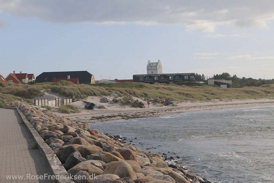 Camping på Læsø - Havnen og Kurbadet