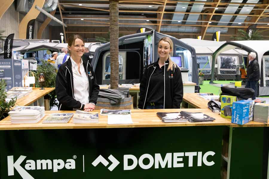 Campingagenten, der har hovedsæde i Nibe, var selvfølgelig tilstede med deres mange forskellige produkter