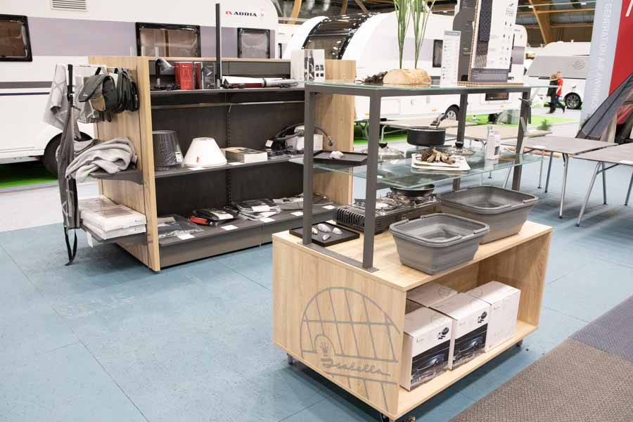 Der var udstyr at kigge på, men desværre ikke så meget der kunne købes på stedet