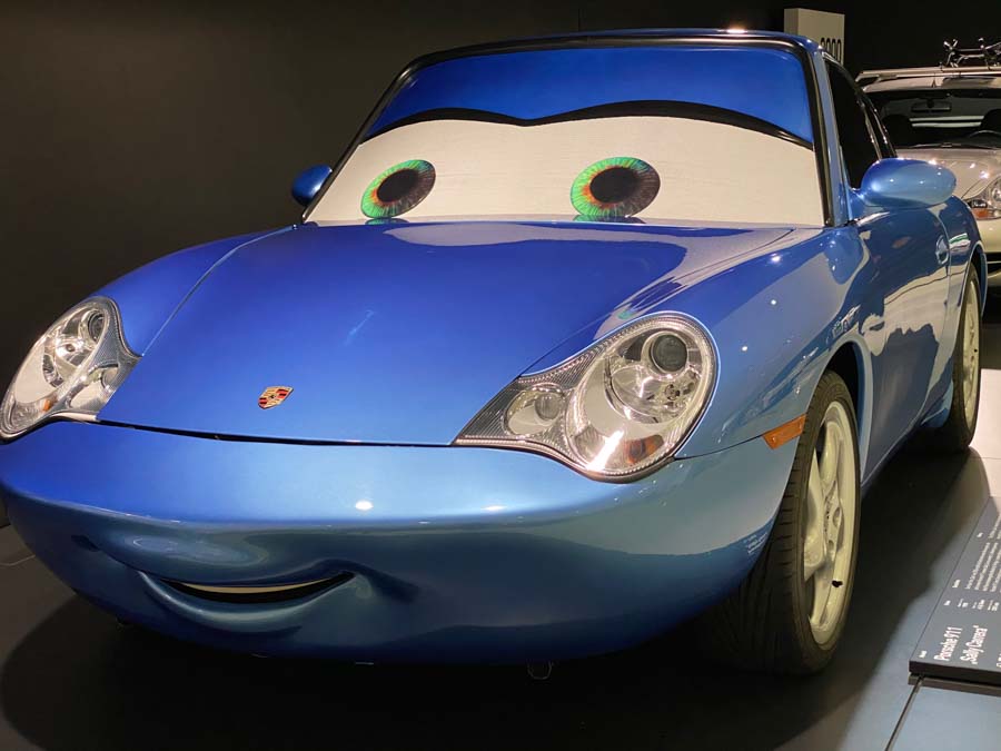 En modificeret Porsche brugt til promotion af filmen Cars (og den kan køre)