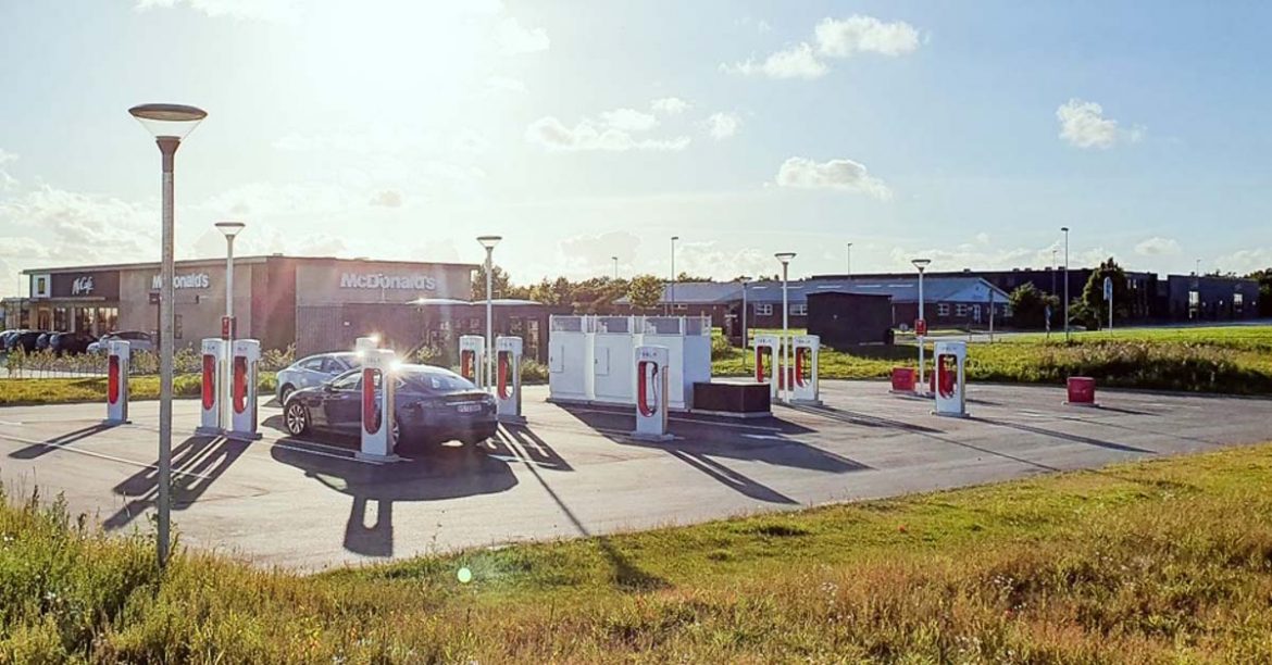 Ny Supercharger i Danmark er en milepæl for elbiler Fantastiske Ferier