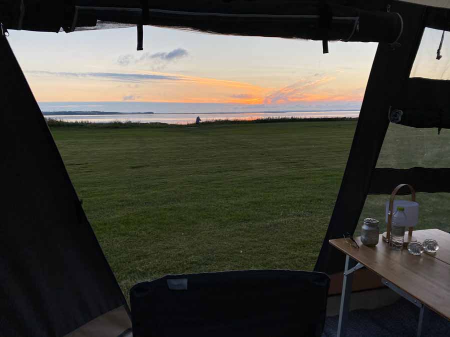 Der er de smukkeste solnedgange over Limfjorden