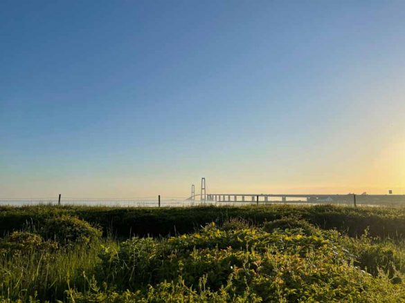 Storebælt Camping og Feriecenter har en helt unik beliggenhed